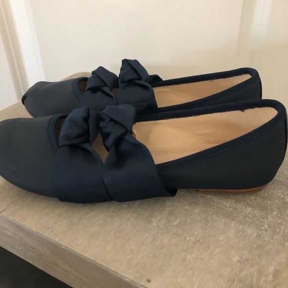 Girls Zara faux satin ballet flats - Picture 4 of 7